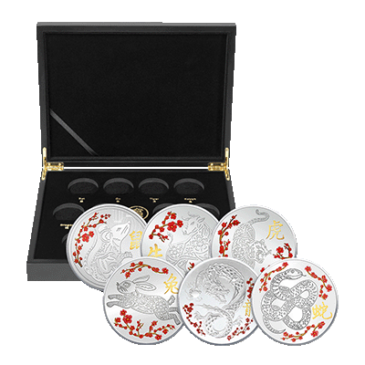 A picture of a 6 oz TD Lunar New Year Silver Bundle (2024)